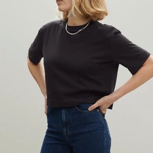 Everlane organic cotton crop tee